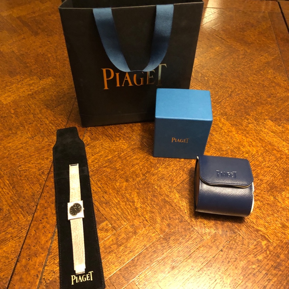 Rare 1962 18K White Gold 102 Diamonds PIAGET WATCH